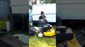 Газонокосилка бензиновая ZimAni Quattro Blade LC353 AWD (турбонож + вариатор + 4х4 полный привод)