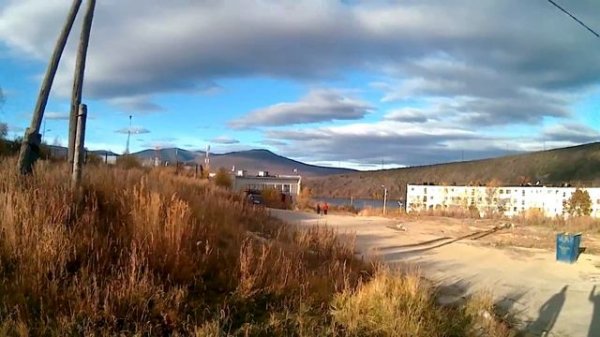 Прогулка с собакой.