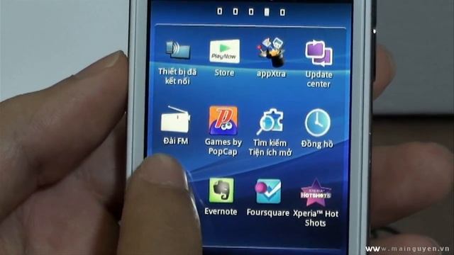Sony Ericsson Xperia mini Unboxing and Review - www.mainguyen.vn смотреть онлайн