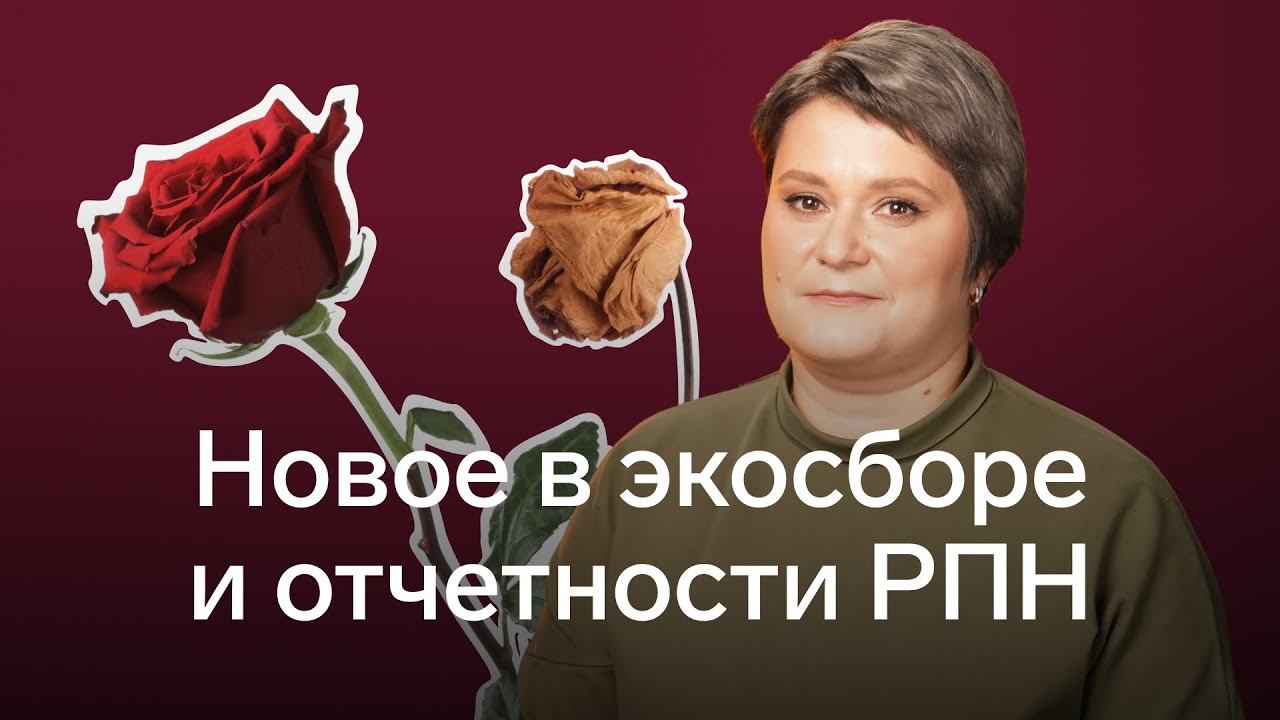 Новое в экосборе и отчетности в Росприроднадзор смотреть онлайн