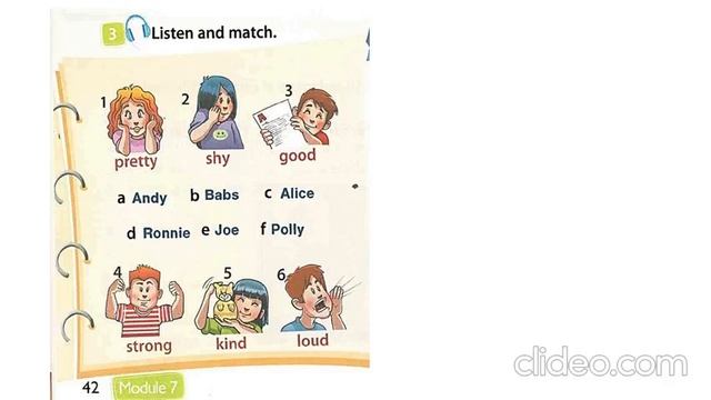 Spotlight 4part2 14a (ex3 p. 42) смотреть онлайн