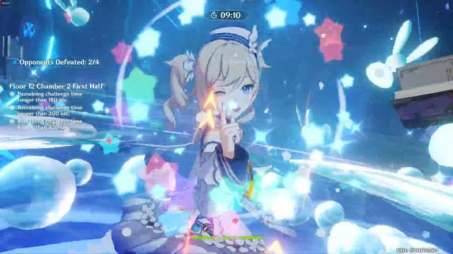 Spiral Abyss Ruin Guardian Floor 12 9* clear ft. Yoimiya, Ganyu смотреть онлайн