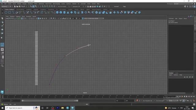Autodesk Maya 2023 how to use curve warp tool смотреть онлайн