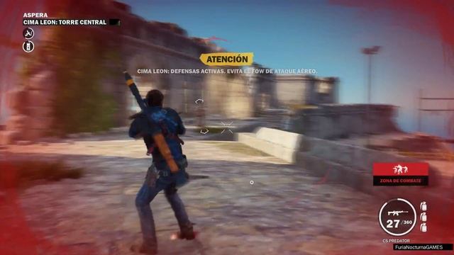 Just Cause 3 PS4 Parte 7 Cima Leon Torre Central