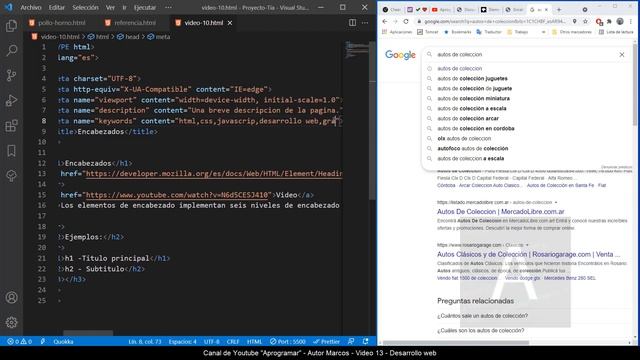 Desarrollo web - 13 Etiquetas meta y su importancia para el SEO смотреть онлайн