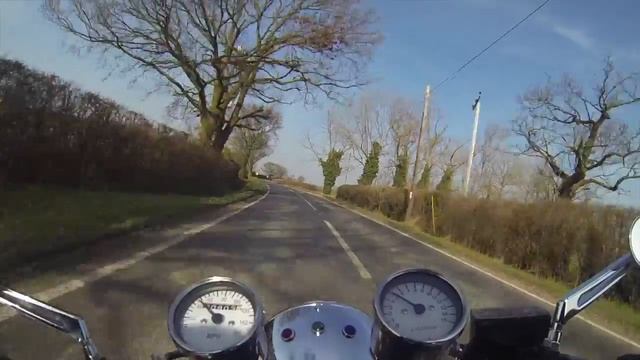 Suzuki GS450 Cafe Racer On Board