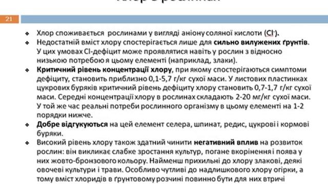 Агрохімія. Лекція 14. Мікроелементи (1) смотреть онлайн