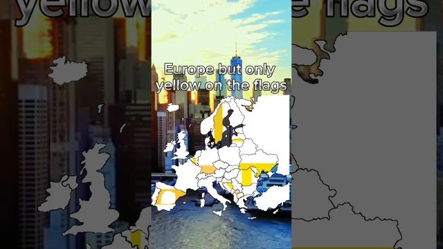 Европа но только жёлтый цвет на флагах #страны #политика #европа #желтый #цвет #флаги смотреть онлайн