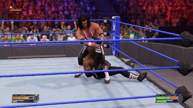 WWE 2K22 - Bobby Lashley VS Bret “The Hitman” Hart - Tables Match смотреть онлайн