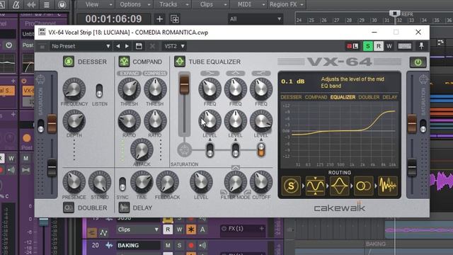 VX-64-VOCAL STRIP Cakewalk - Plugin para VOZ смотреть онлайн