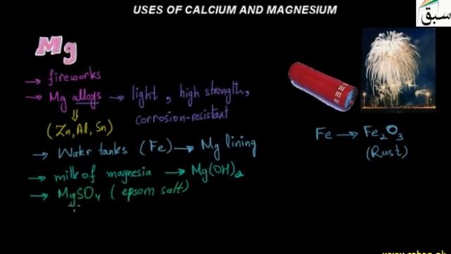 Uses of Calcium and Magnesium, Chemistry Lecture | Sabaq.pk смотреть онлайн