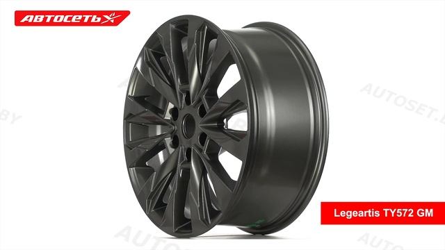Legeartis TY572 GM: 3D-обзор литого диска ● Автосеть ● смотреть онлайн