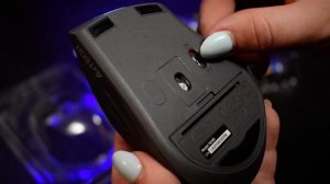 Распаковка Мышь A4Tech FG30S Wireless Blue из Rozetka