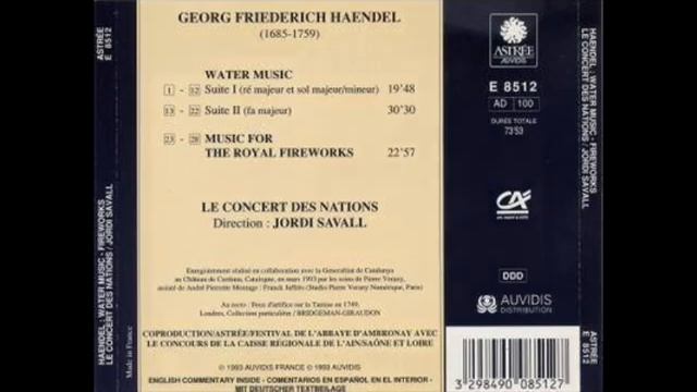 Handel Water Music; Music For The Royal Fireworks смотреть онлайн