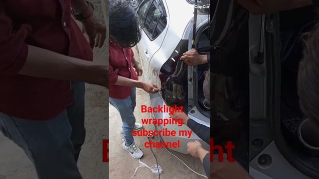 Toyota Aqua back light wrapping#viral смотреть онлайн