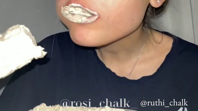 CHALK IN PASTA | МЕЛ В ПАСТЕ | ХРУСТ МЕЛА | CHALK | ГЛИНА | ASMR CHALK | @rosichalk4565