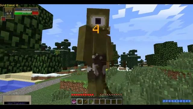 Minecraft:Captain's Pack Ep.1- Killing a Cyclops смотреть онлайн