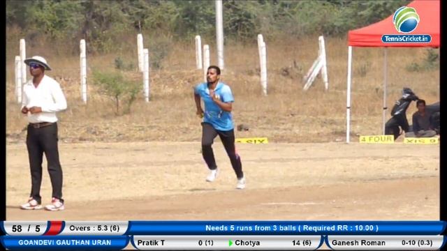 RASHTRAVADI CHASHAK 2018 LIVE URAN VS NARAYANGOAN 6BALL 15 RUNS смотреть онлайн