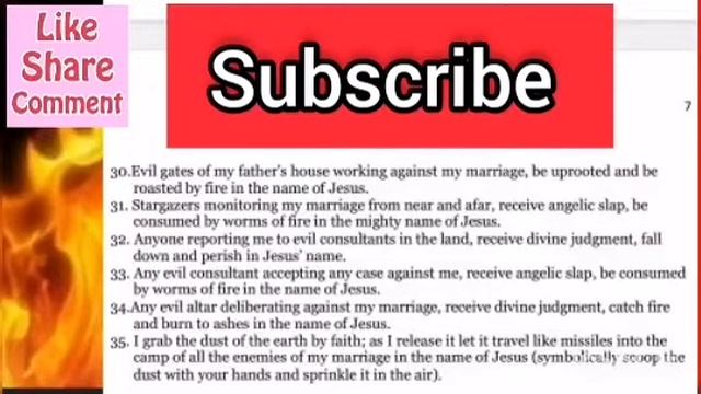 Marathon Prayer For Marriages, Marital Breakthrough, Families, Husband Strange Women/ Side Chicks