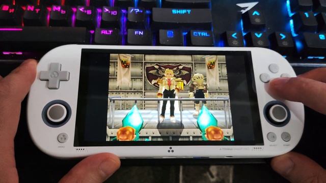 TrimUi Smart Pro. Skies of Arcadia (dreamcast). Демонстрация. смотреть онлайн