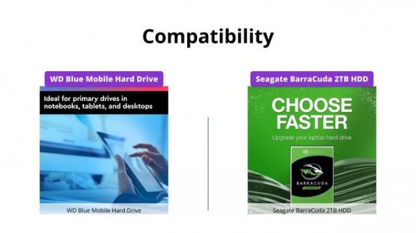 WD Blue vs Seagate BarraCuda: Which 2TB HDD is Better?