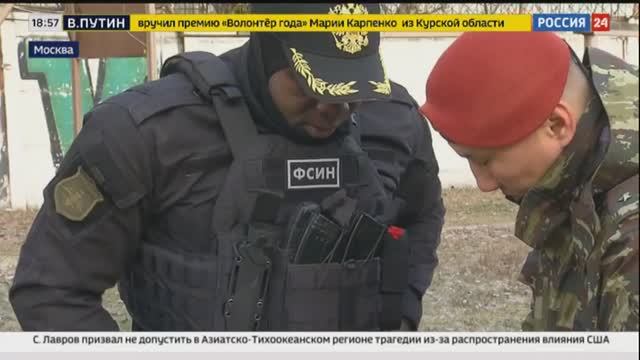 Вести. Дежурная часть. Боксер Кевин Джонсон дал мастер-класс сотрудникам спецназа смотреть онлайн