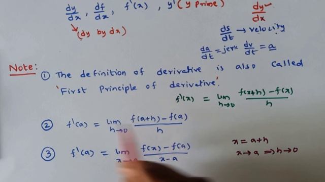 DIFFERENTIATION || LECTURE - 1 || DEFINITION || HOW TO EVALUATE DERIVATIVE USING DEFINITION||
