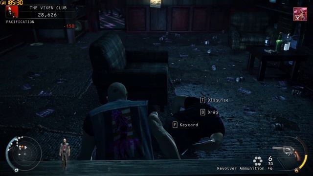 Hitman Absolution - Strip Club! (Hard Difficulty)