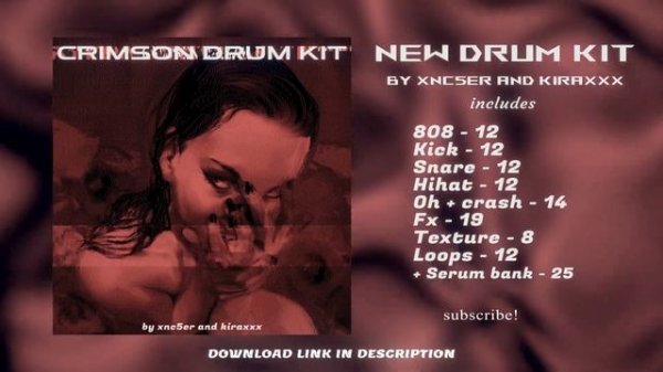 *free* Supertrap Drum kit - "CRIMSON" | Drum kit + serum bank + loops