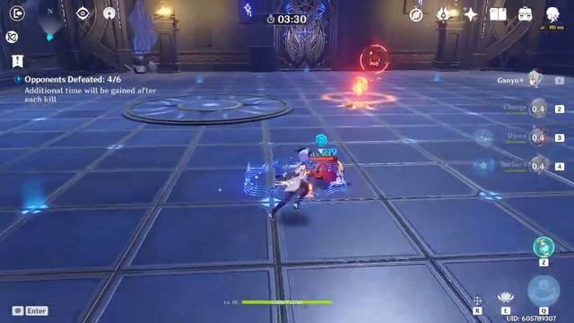 Genshin Impact [NA] Hidden Palace Of Zhou Formula Run Ft. Ganyu