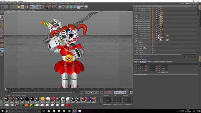 [C4D FNAF] Fan Art Baby смотреть онлайн