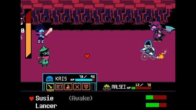 Deltarune - Vs Lancer (remix) смотреть онлайн