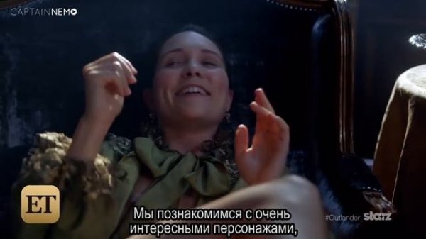 Caitriona and Sam speaking on Outlander Season 2 for Entertainment Tonight [RUS SUB]