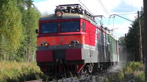 ВЛ11-506/399 Б с грузовым поездом