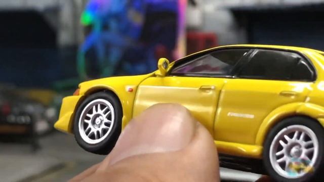 REVIEW HOBBY JAPAN LANCER EVOLUTION V DANDELION YELLOW! смотреть онлайн