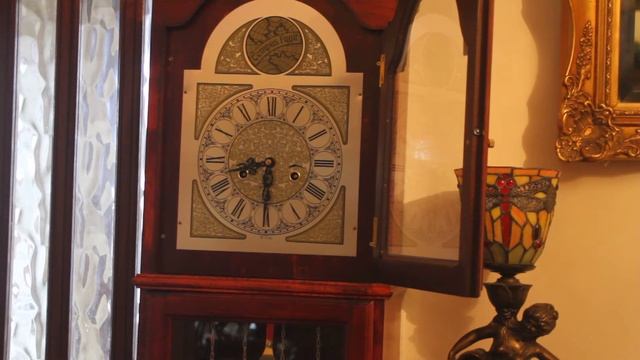 Vintage 'Tempus Fugit' Grandfather Clock