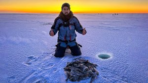 ЛАДОГА РУЛИТ! МОЯ ПЕРВАЯ ЗОЛОТАЯ ЛУНКА В ЖИЗНИ! ЗИМНЯЯ ЛОВЛЯ ОКУНЯ НА БЛЕСНУ 2023