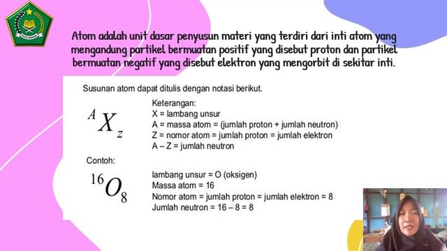 Materi IPA Kelas IX MTs - ATOM - Pembuatan Video Pembelajaran - Powerpoint