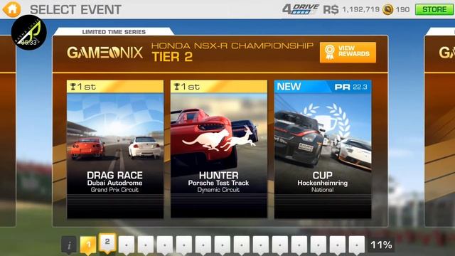 My Real Racing 3 Gameplay - Honda NSX-R Championship - TIER 2 смотреть онлайн