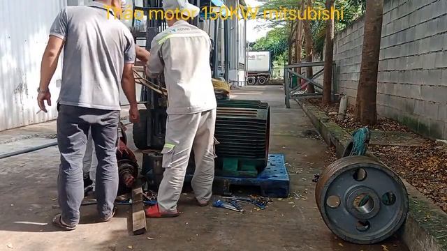 Tháo motor 150kw mitsubishi step 2 смотреть онлайн