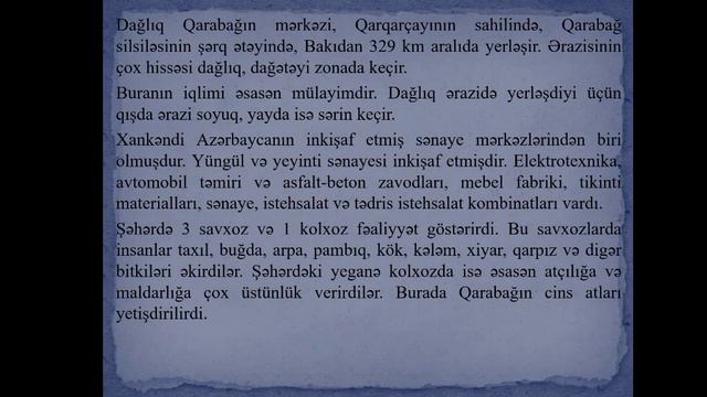 Qarabağın coğrafiyası. 🇦🇿 смотреть онлайн