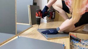 Шуруповерт дрель аккумуляторный бесщеточный ударный DeMak 21В, в кейсе, 2 АКБ 4 а/ч