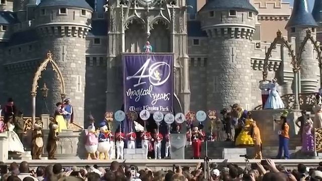 Walt Disney World 40th Anniversary Celebration Full Presentation Magic Kingdom