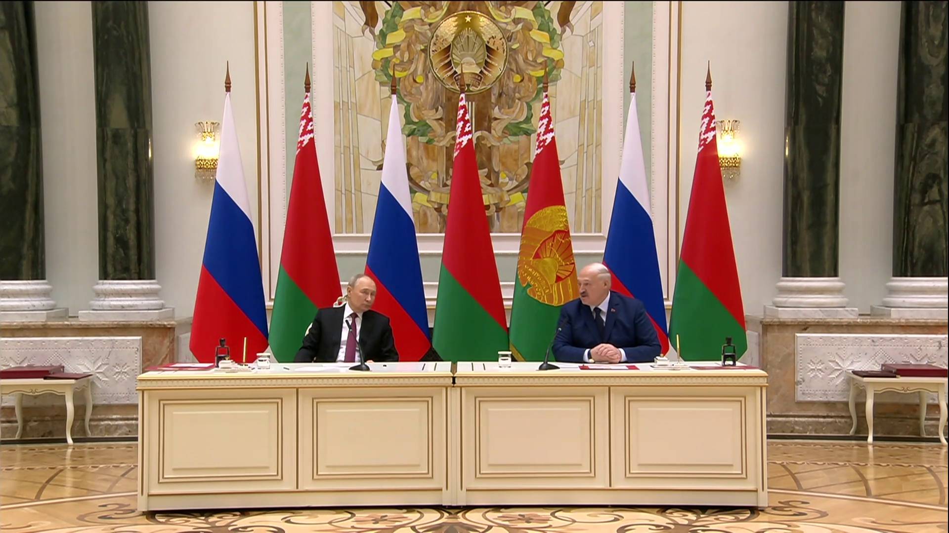 Заявление Владимира Путин и Александра Лукашенко по итогам встречи в Минске [ 2024 ] смотреть онлайн