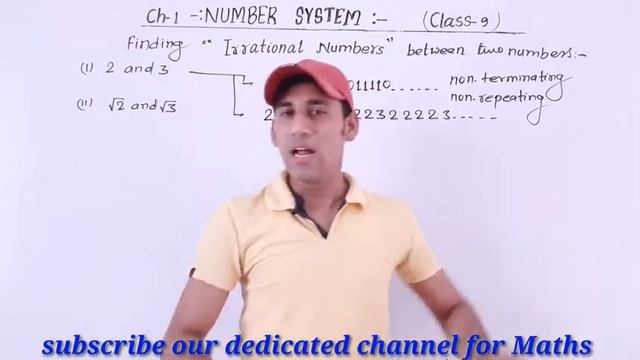 Find Irrational Numbers Between Two Numbers / Number System/ Class 9 / NCERT/RS aggarwal смотреть онлайн