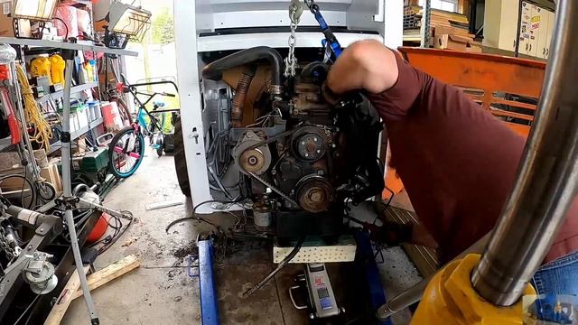 BOBCAT 843 - ENGINE INSTALL & FIRST START ATTEMPT; Episode# 7