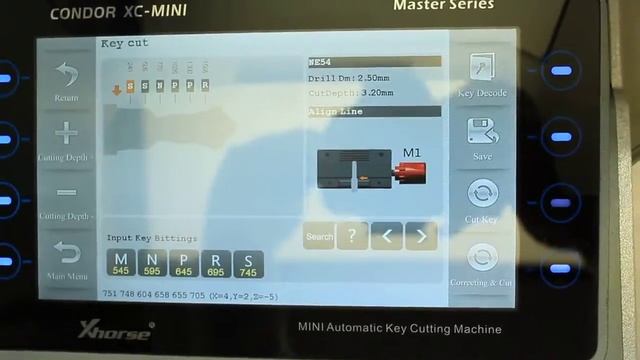 CONDOR XC-MINI Peugeot 206 Key Duplication смотреть онлайн