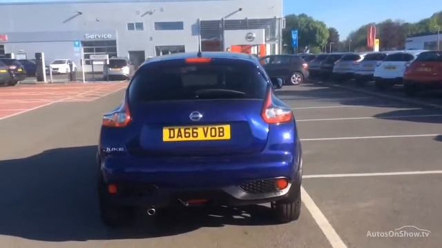 NISSAN JUKE TEKNA XTRONIC BLUE 2016 смотреть онлайн