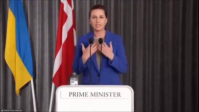 Виступ Прем'єр-міністерки Данії у Верховній Раді України смотреть онлайн
