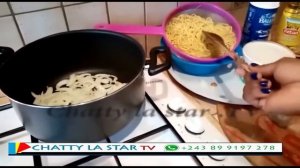 MAKUSA :KOLAMBA  SPAGHETTI   NA  POULET  VITE FAIT